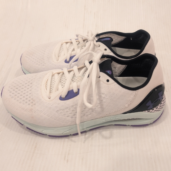 UNDER ARMOUR Hovr Sonic Women's White and Purple Athletic Shoes Size 6.5 - Picture 4 of 11